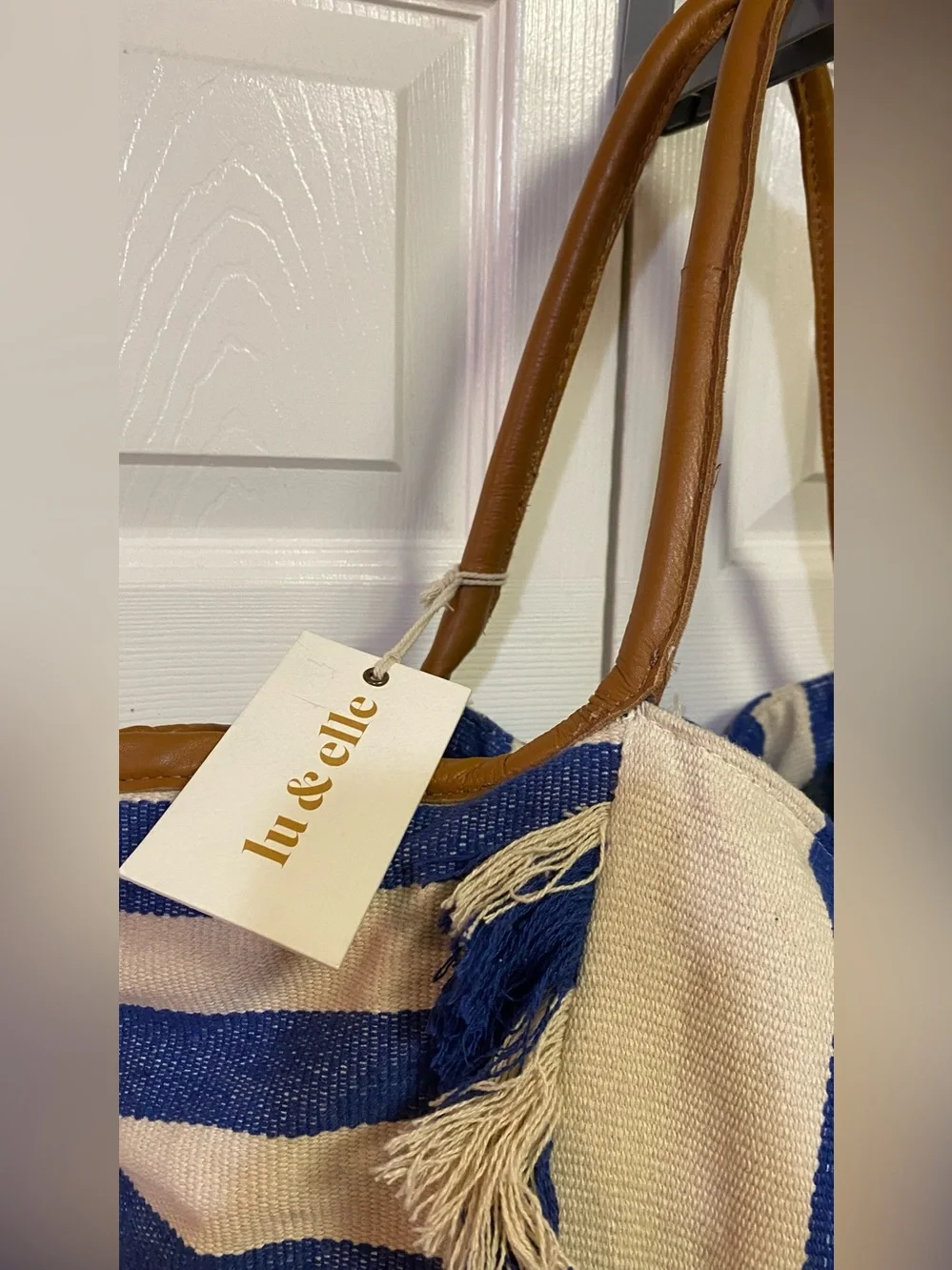 LU & ELLE Come Sail Away Tote NWT!